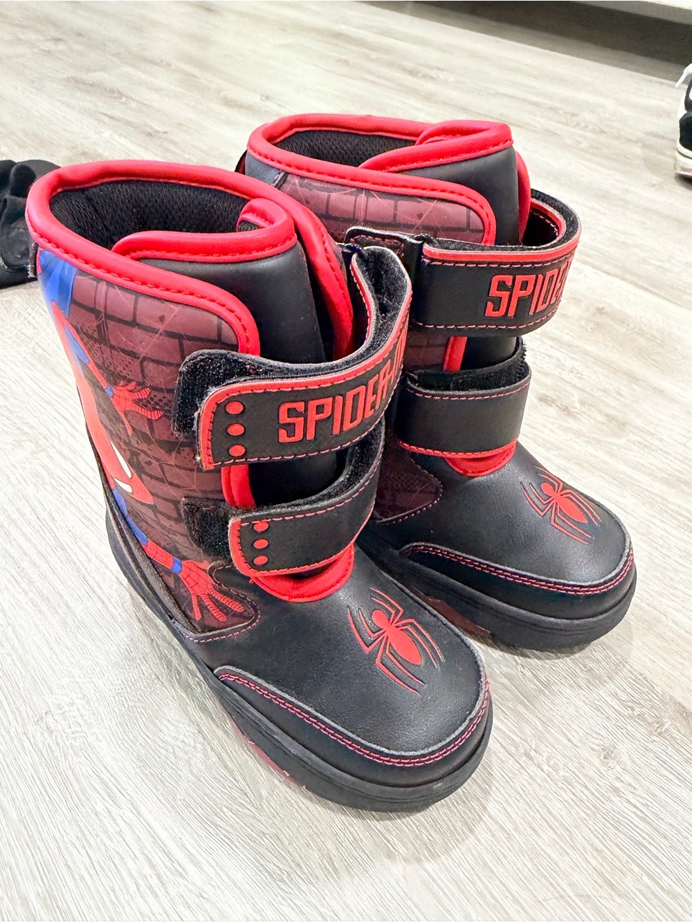 Marvel Black and Red Kids Character Shoes